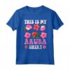 Aruba Vacanze Spiaggia Tropical Vibes - Maglietta Souvenir Unica per Uomini e Donne - Ideale come Regalo per Natale o Compleanni