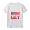 HapTiger Maglietta con Collo a V - Boss Lady di Aruba - Empowerment e Resilienza