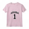 Aruba One Orgoglioso Maglietta con Collo a V - Ideale per Uomini, Donne e Bambini Amanti del Calcio in Aruba