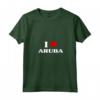 Donna Aruba HapTiger Souvenir I Love Aruba Maglietta con Collo a V - Ideale come Regalo Souvenir per Amici e Familiari