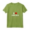 Donna Aruba HapTiger Souvenir I Love Aruba Maglietta con Collo a V - Ideale come Regalo Souvenir per Amici e Familiari