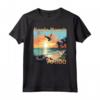 Eagle Beach - Design con Tramonto Caraibico di Aruba Maglietta - Ricordo Vacanza Spiaggia Tropicale