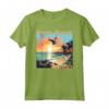 Eagle Beach - Design con Tramonto Caraibico di Aruba Maglietta - Ricordo Vacanza Spiaggia Tropicale