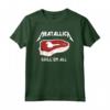 Divertente Maglietta da Barbecue - Ideale per Grigliatori e Amanti del Metallo Pesante - Regalo per Papà Griller Meatallic Grill'em All