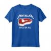 Divertente Maglietta da Barbecue - Ideale per Grigliatori e Amanti del Metallo Pesante - Regalo per Papà Griller Meatallic Grill'em All