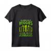 Donna Asparagi Vegani Maglietta con Collo a V - Design con Asparagi 'In A World Full Of Veggies - Be A Asparagus' - Ideale per Uomini, Donne e Bambini