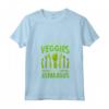 Donna Asparagi Vegani Maglietta con Collo a V - Design con Asparagi 'In A World Full Of Veggies - Be A Asparagus' - Ideale per Uomini, Donne e Bambini
