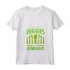 Donna Asparagi Vegani Maglietta con Collo a V - Design con Asparagi 'In A World Full Of Veggies - Be A Asparagus' - Ideale per Uomini, Donne e Bambini