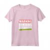 Donna Asparagi Vegani Maglietta con Collo a V - Design unico 'Attenzione - Contiene asparagi' - Idea regalo divertente per amanti degli asparagi