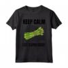 Keep Calm Mangia Asparagi - Vintage Grunge Asparagi Amante Maglietta - Regalo Unico per Compleanni e Feste