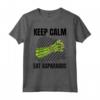 Keep Calm Mangia Asparagi - Vintage Grunge Asparagi Amante Maglietta - Regalo Unico per Compleanni e Feste