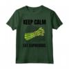 Keep Calm Mangia Asparagi - Vintage Grunge Asparagi Amante Maglietta - Regalo Unico per Compleanni e Feste