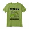 Keep Calm Mangia Asparagi - Vintage Grunge Asparagi Amante Maglietta - Regalo Unico per Compleanni e Feste