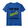 Keep Calm Mangia Asparagi - Vintage Grunge Asparagi Amante Maglietta - Regalo Unico per Compleanni e Feste