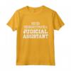 Never Underestimate a Judicial Assistant - Design Accattivante Maglietta per Impiegati Legali - Ideale per Mostrare Apprezzamento