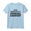 Never Underestimate a Judicial Assistant - Maglietta per Impiegati Legali - Ideale per Mostrare Apprezzamento