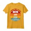 Ho Due Titoli Mamma e Assistente Legale - Maglietta Vintage Retro Tramonto - Regalo Unico per la Tua Mamma