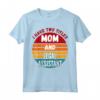 Ho Due Titoli Mamma e Assistente Legale - Maglietta Vintage Retro Tramonto - Regalo Unico per la Tua Mamma