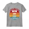 Ho Due Titoli Mamma e Assistente Legale - Maglietta Vintage Retro Tramonto - Regalo Unico per la Tua Mamma