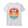 Ho Due Titoli Mamma e Assistente Legale - Maglietta Vintage Retro Tramonto - Regalo Unico per la Tua Mamma