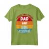 Ho Due Titoli Papà e Assistente Legale - Maglietta Stile Vintage Retro - Regalo Unico per Papà