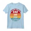 Ho Due Titoli Papà e Assistente Legale - Maglietta Stile Vintage Retro - Regalo Unico per Papà