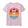 Ho Due Titoli Papà e Assistente Legale - Maglietta Stile Vintage Retro - Regalo Unico per Papà