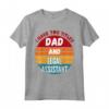 Ho Due Titoli Papà e Assistente Legale - Maglietta Stile Vintage Retro - Regalo Unico per Papà
