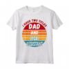 Ho Due Titoli Papà e Assistente Legale - Maglietta Stile Vintage Retro - Regalo Unico per Papà