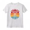 Ho due titoli - Sorella e Assistente Legale Maglietta Vintage Retrò Tramonto - Regalo Unico per la Tua Sorella Lavoratrice