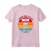 Ho due titoli: Mamma e Assistente Legale - T-shirt Vintage Retro Tramonto - Regalo per Mamma Lavoratrice