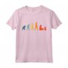 Maestra d'asilo Evoluzione Retrò - T-shirt Educatore Evolution per Insegnanti - Idea Regalo per Educatori