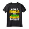 Non è Pancia ma Distanziamento Sociale - Maglia Divertente per Papà con Pancione - Ideale per Compleanno e Festa del Papà