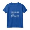 Donna Supporto Medicare Pensionati Anziani Uomini Donne - Maglietta con Collo a V per Abbigliamento di Supporto Medicare - Grafica per Custodi e Pensionati