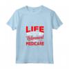 Donna Retirement Medicare Support Old Age Senior Citizen Uomini Maglietta con Collo a V - Abbigliamento Supporto Medicare per Donne Anziane