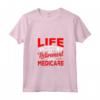 Donna Retirement Medicare Support Old Age Senior Citizen Uomini Maglietta con Collo a V - Abbigliamento Supporto Medicare per Donne Anziane
