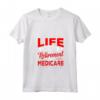Donna Retirement Medicare Support Old Age Senior Citizen Uomini Maglietta con Collo a V - Abbigliamento Supporto Medicare per Donne Anziane