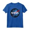 NASA Blue Galaxy Fill Classic Space Icon Maglietta - Official NASA Apparel for Space Enthusiasts - 18NASA00156C-001