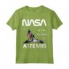 NASA Artemis Missione Astronauta Luna Bandiera USA Worm Logo Maglietta - Design Ufficiale NASA per Esploratori Spaziali