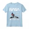 NASA Artemis Missione Astronauta Luna Bandiera USA Worm Logo Maglietta - Design Ufficiale NASA per Esploratori Spaziali