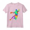 Pallamano Acquerello-Splash Ball Sport Gift Maglietta - Ideale per Regali di Natale per gli Amanti della Pallamano
