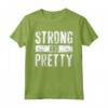 Strong And Pretty T-Shirt Strongman - Maglietta per allenamento da palestra - Idea Regalo per Uomini e Donne - Leg Day Dicendo Forte E Bella