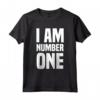 I Am Number One - Maglietta 1° Compleanno Numero 1 - Regalo Perfetto per Atleti e Bambini