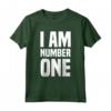 I Am Number One - Maglietta 1° Compleanno Numero 1 - Regalo Perfetto per Atleti e Bambini