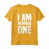 I Am Number One - Maglietta 1° Compleanno Numero 1 - Regalo Perfetto per Atleti e Bambini
