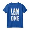 I Am Number One - Maglietta 1° Compleanno Numero 1 - Regalo Perfetto per Atleti e Bambini