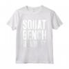 Squat Bench Deadlift T-shirt - Regalo Divertente per Allenamento in Palestra - Motivazionale e Originale - Compleanno/Natale