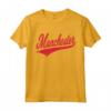 MANCHESTER CITY MAGLIA SPORT CLASSICA VARSITY SCRIPT Maglietta - Stile Vintage Rosso Invecchiato per veri tifosi
