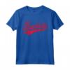 MANCHESTER CITY MAGLIA SPORT CLASSICA VARSITY SCRIPT Maglietta - Stile Vintage Rosso Invecchiato per veri tifosi
