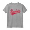 MANCHESTER CITY MAGLIA SPORT CLASSICA VARSITY SCRIPT Maglietta - Stile Vintage Rosso Invecchiato per veri tifosi